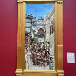 Frühling gab's im alten Rom, aber Maifeiern auch? Schönes Bild!