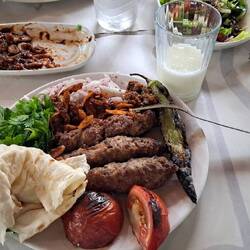 Typische türkische Mahlzeit