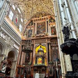 The cathedral within the mosque