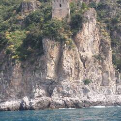 Defence towers all along the coastline built to warn and protect the towns from attacking sea ships