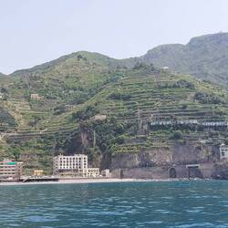 The Terraces where mainly lemon trees flourish