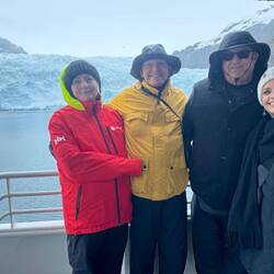 We Four at Holgate Glacier