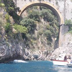 This area was where Red Bull 'World High Diving' contest is held in Italy