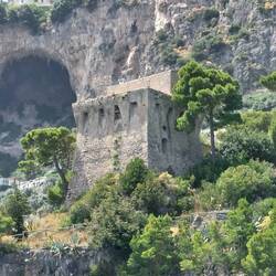 Watch towers adorn the coast line where armed with cannons to fire on raiding sea vessels