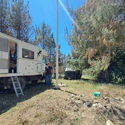 Unser "Übernachtungshügel"