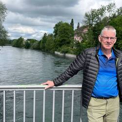 River walk near our hotel in Zurich