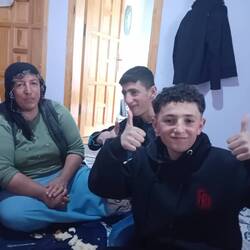 Invited for shelter by this Kurd family