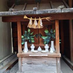 An altar on the street