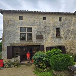 Even has a book shop with an English books section