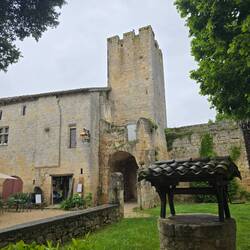 Village well and main entrance