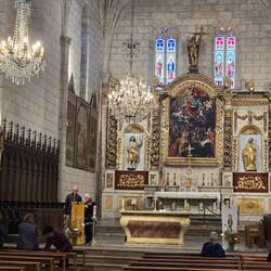 Inside of the church is beautiful