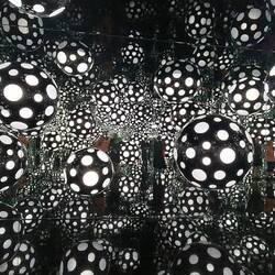 The highlight of Porto Contemporary Art Museum, artist was into dots and infinity.