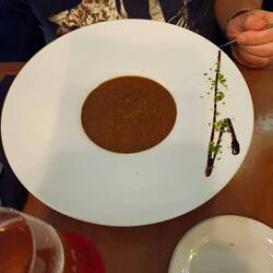 Bohnensuppe beim Spanier in Montreal