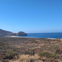 The view from the hike to the beach