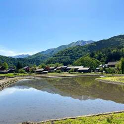 Still some snow up high.