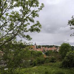 Blick auf Mücheln