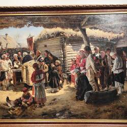 В.Маковский. Молебен на пасху