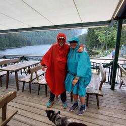 Start im großen Regen am großen Arbersee!