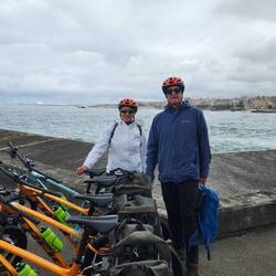 Start of our 8 day cycle trip in Porto