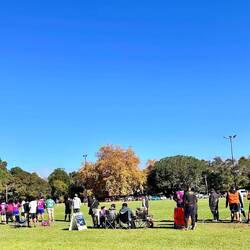 Grey Lynn Park starts right behind my airbnb