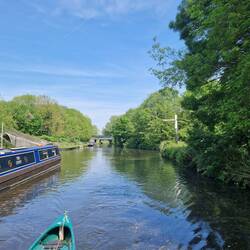 Looking back at Autherley Junction, having turned right onto the Staffs and Worcester