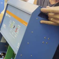 heute Abend war es abholbereit