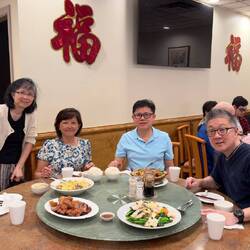 Meeting Lin’s classmate, Agnes, and her husband, Jeff.