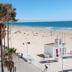 Blick vom Hotelbalkon