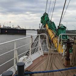 Einfahrt in die Schleuse