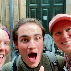 Friend from Italy that we met on day 1 while crossing the Pyrenees
