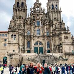 Friends & camino family, Lee and his Uncle Paul from the UK