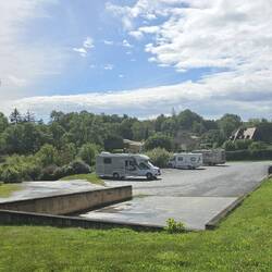 Motorhome parkup had everything we needed and was free