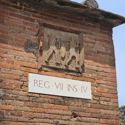 This sign denoted that we were entering a pedestrian only area