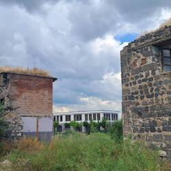 Zerstörte Häuser ...