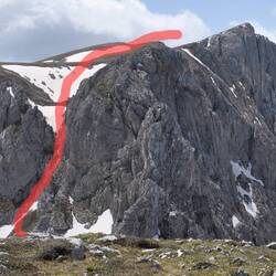 Das wäre der kleine anstieg auf das Plateau gewesen