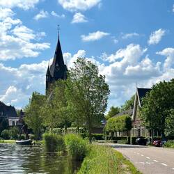 Peaceful reading spot on the Amstel