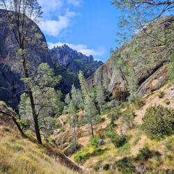 View of the Pinnacles from the trail