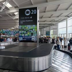 We're almost home - at the baggage carousel in Seattle