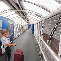 The tube to the Holiday Inn Express Heathrow Airport