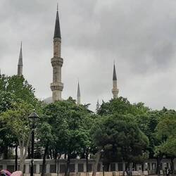 outside the Blue Mosque
