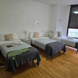 My dorm room at Aloha Hostal - female with only 3 beds 👌