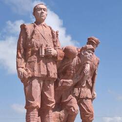 Memorial to the Long March which passed through these parts. It cemented Mao's status as leader.