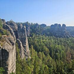 Blick von der Basteibrücke