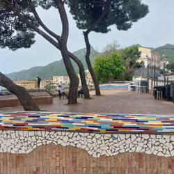 Public village courtyard