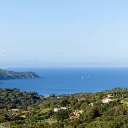 Blick vom Restaurant in Capoliveri