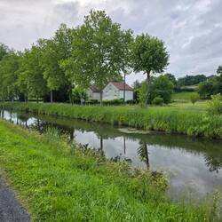 We had a pleasant evening walk down the canal towpath