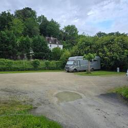 Free motorhome parkup in the village, has all services (water, electric chargeable) except bins.