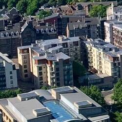 Our flat is front center bldg, 1 floor below PH