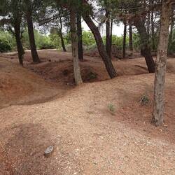 Remains of Anzac trenches