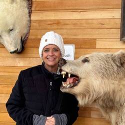 The Only Bear Angela Will Approach